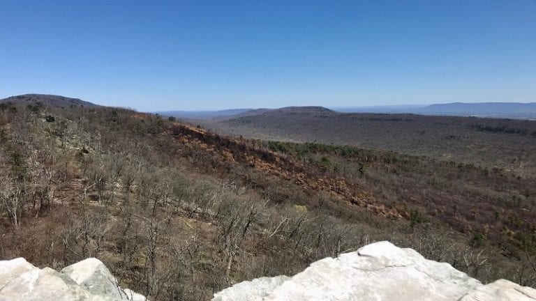 Hiking the Little Schloss Trail in George Washington National Forest