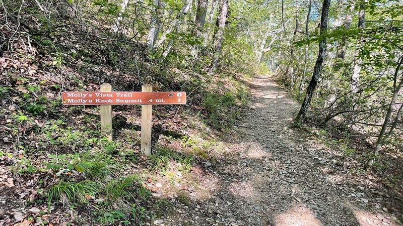 Molly's Vista Trail Sign