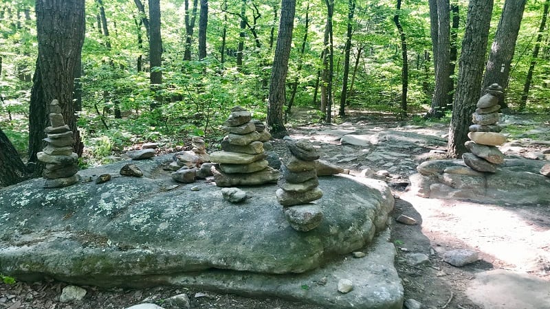 Buzzard Rocks Trail-Rock Cairns