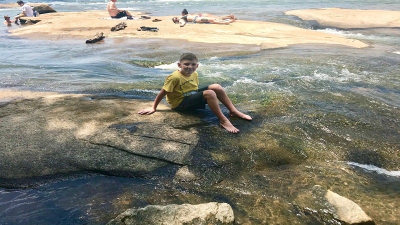 Belle Isle Trail-River Rocks