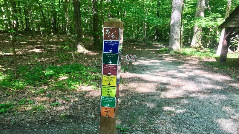 Pocahontas State Park - Trail Sign