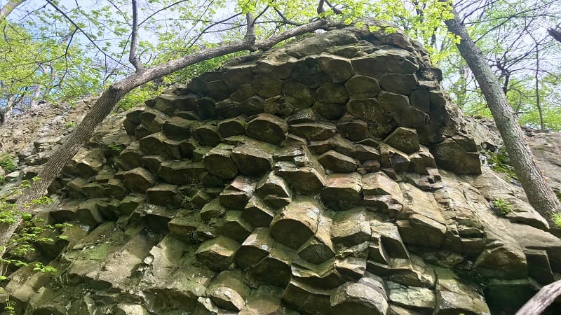 Columnar Jointing on the Compton Peak hike at Shenandoah National Park