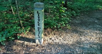 Little Devils Stairs Trail Marker