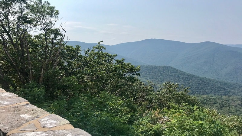 Millers Head Trail Views at Shenandoah National Park