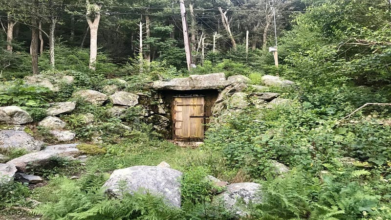 Hobbit Door on Passamaquoddy Trail