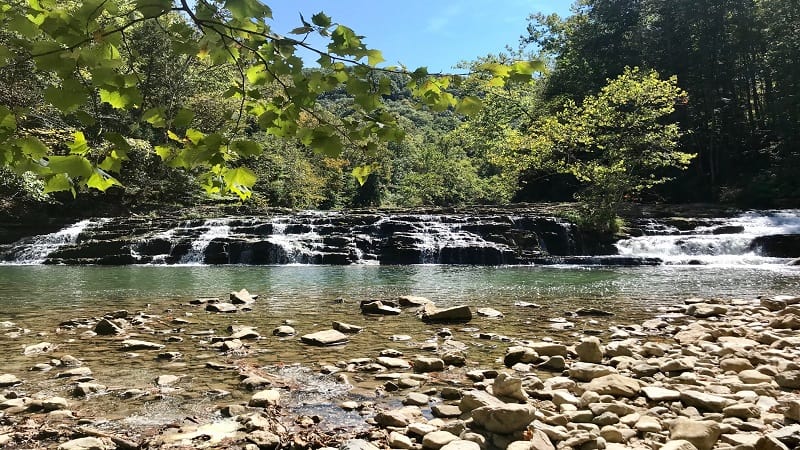 Big Cedar Creek Falls in Southwest Virginia