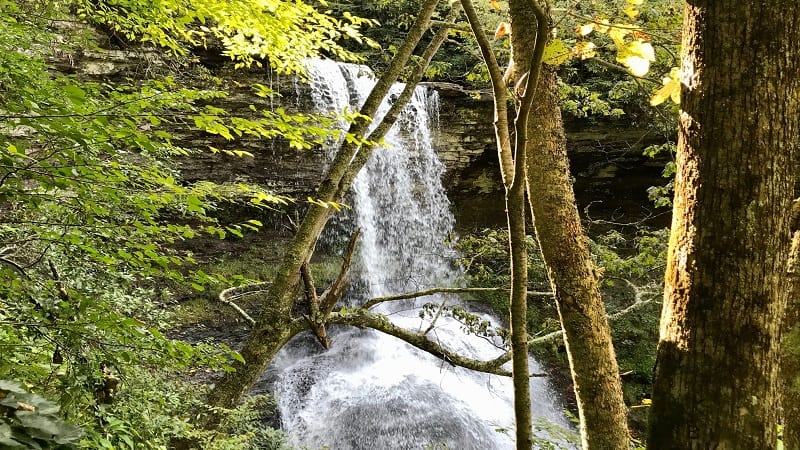 View of Cascades Falls from the Second Platform