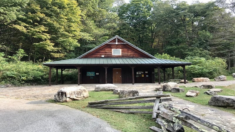 Restrooms at Cascades Falls Day Use Area