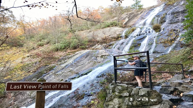 Crabtree Falls Trail-Last View Point of Falls