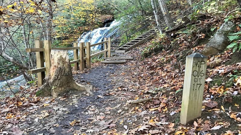 Fall Colors at Crabtree Falls in Virginia