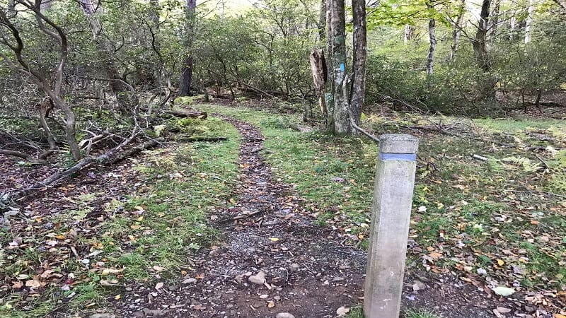 Crescent Rock Trail Marker