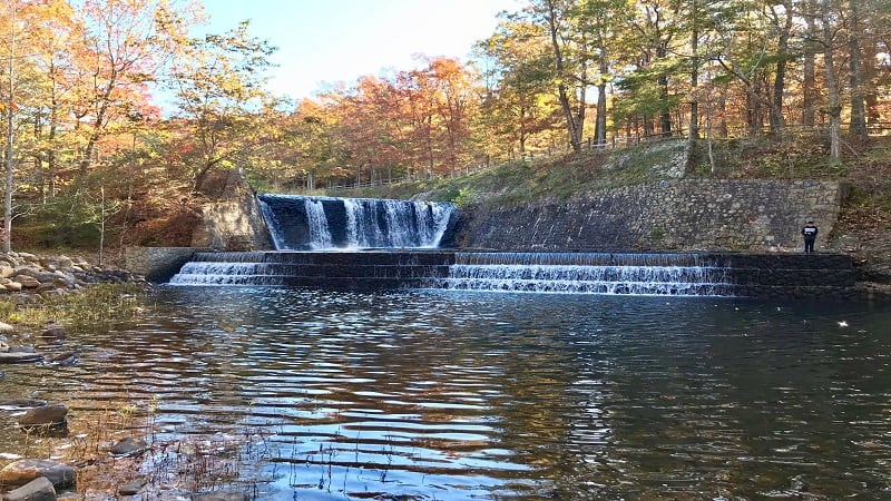 Douthat State Park-Dam Waterfall