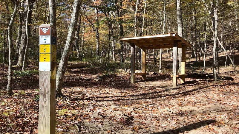 Douthat State Park-Hiking Trail Sign