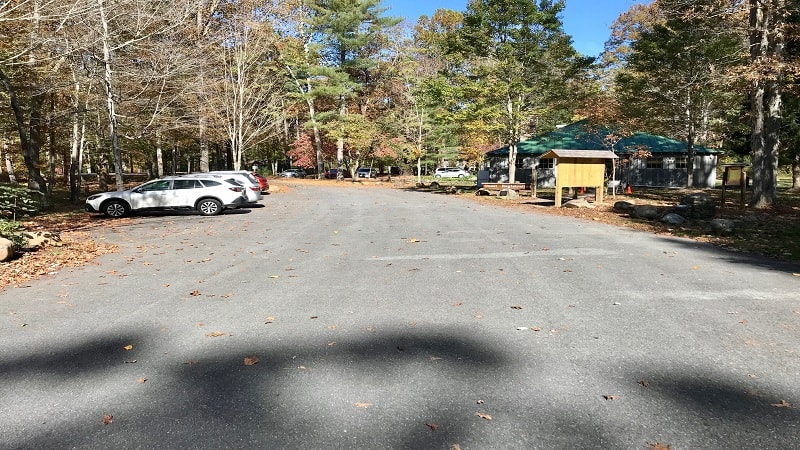 Douthat State Park-Park Office-Parking Area