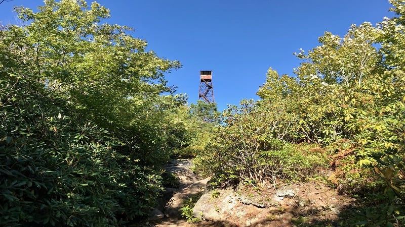 A Fire Tower on Top of Middle Knob in Saltville, Virginia