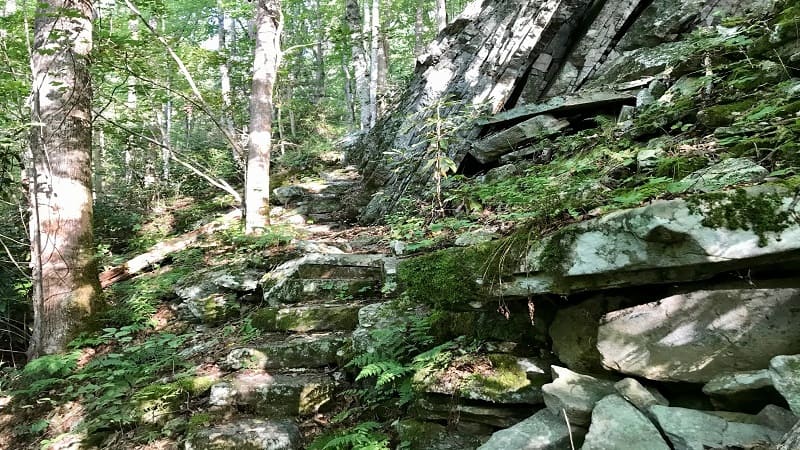 Little Stony Falls Trail-Stone Steps