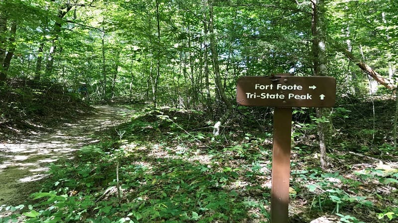 Tri State Peak Trail-Fort Foote