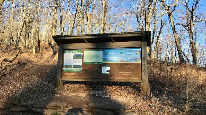 Buffalo Mountain Natural Area Preserve-Trail Kiosk