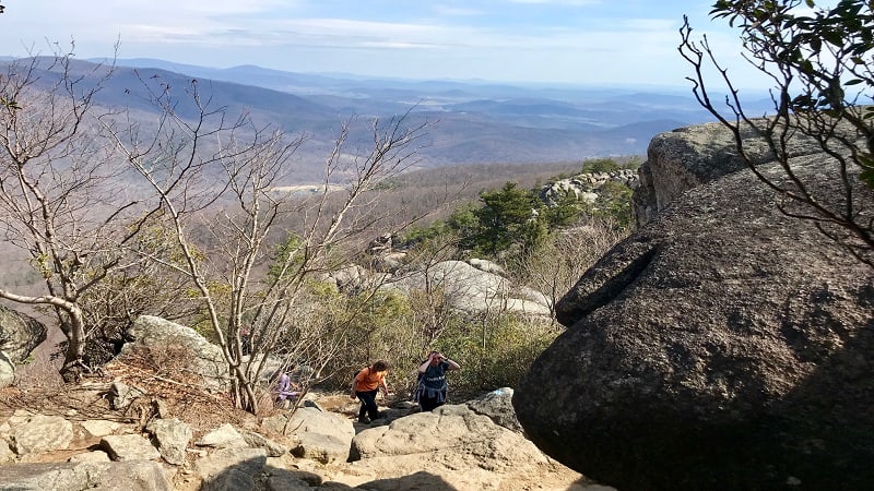 hiking old rag