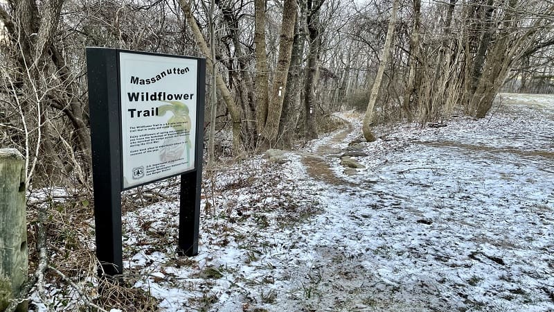 Massanutten Wildflower Trail-Trailhead Sign