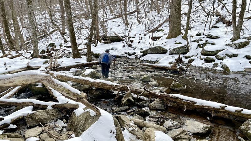 winter hiking