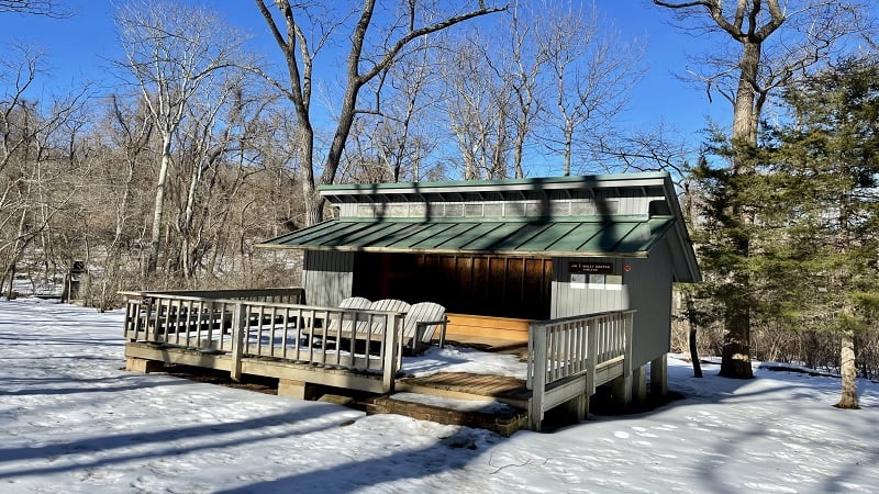 Molly & Jim Denton Shelter in Linden, Virginia