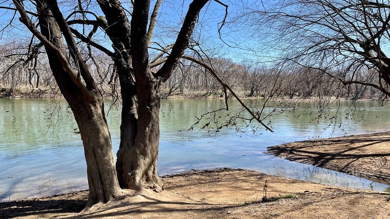 Potomac River at Ball's Bluff Battlefield in Leesburg, Virginia