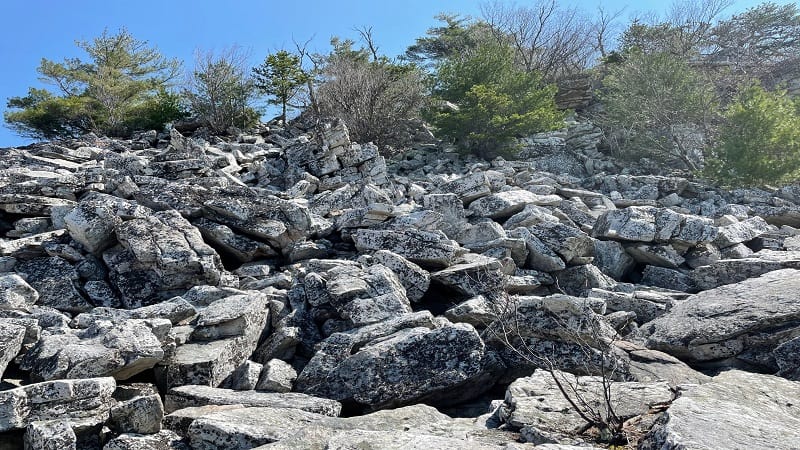 Rock Scramble at Duncan Knob