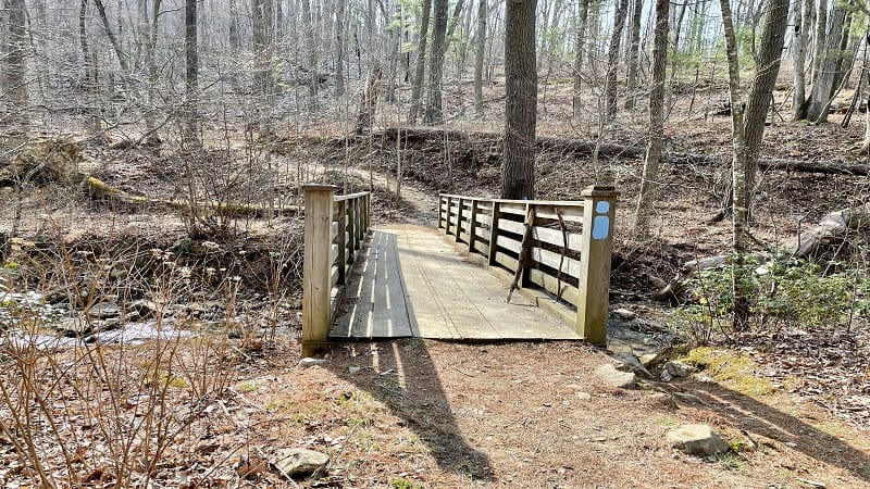 Wooden Bridge on Gap Creek Trail