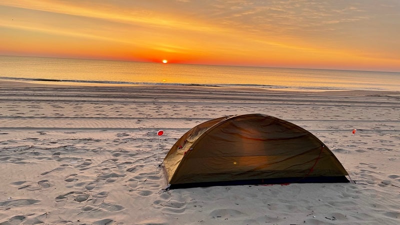 False Cape Beach Camping