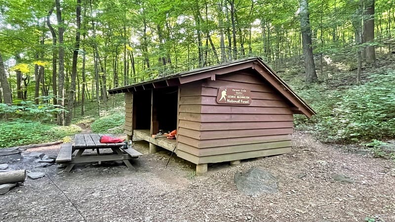 Harpers Creek Shelter