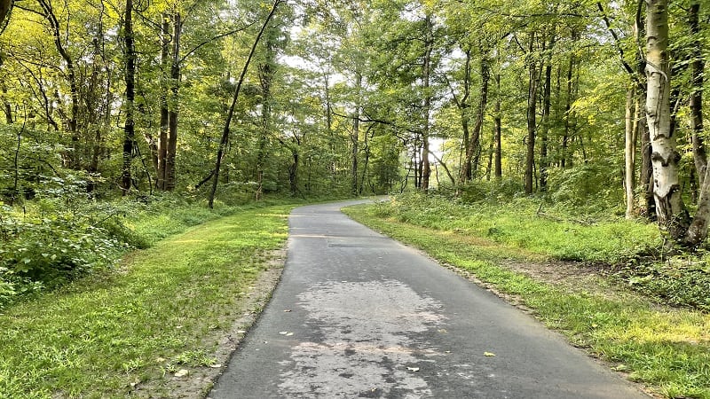 Paved path at Rippon Landing Park