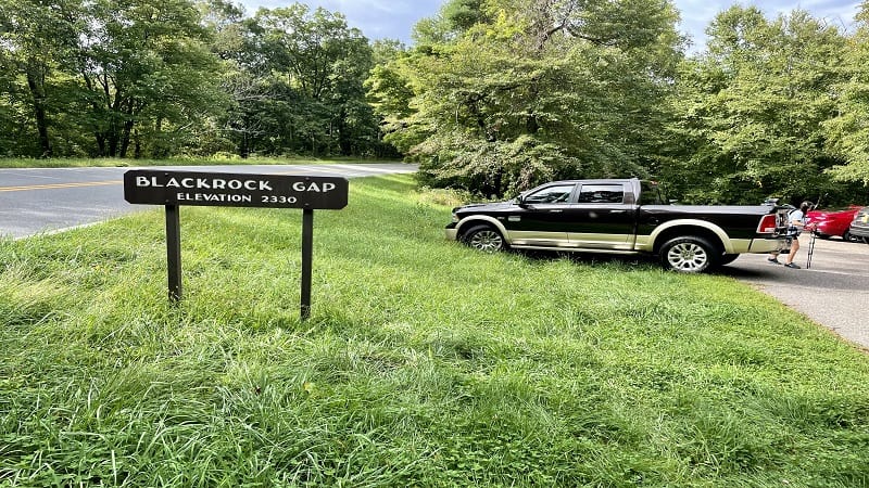 Blackrock Gap parking area