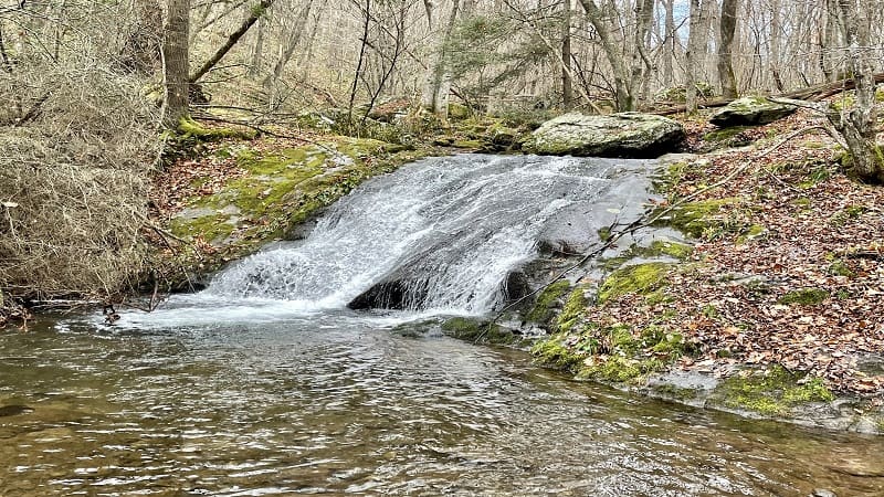 Big Rock Falls at Shenandoah National Park in Virginia