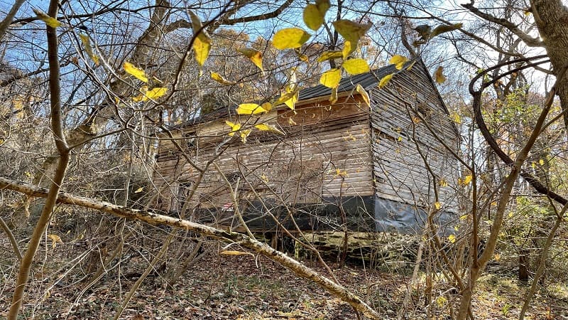 Historic Cabin Ruins at Blue Ridge Center in Purcellville, VA
