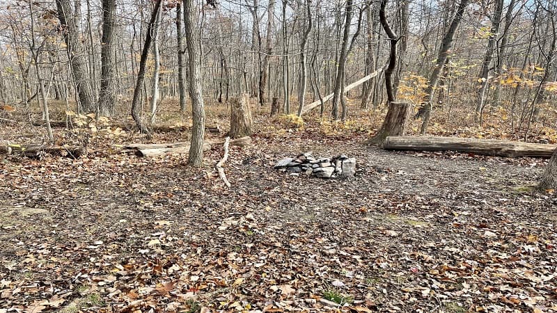 Primitive Camp Site Near Keys Gap