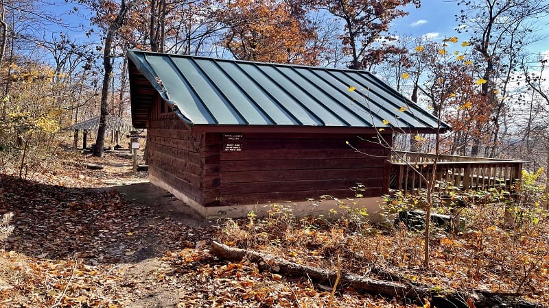 David Lesser Shelter on the Appalachian Trail in Virginia