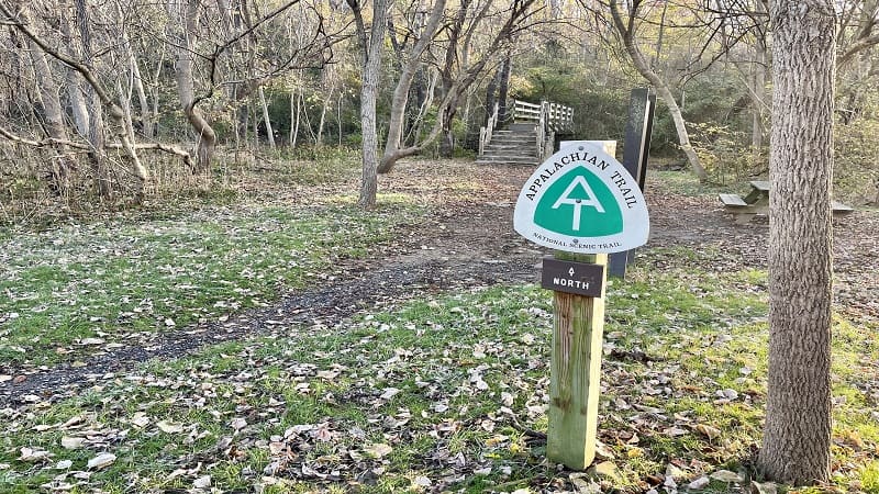 Appalachian Trail Sign in Virginia