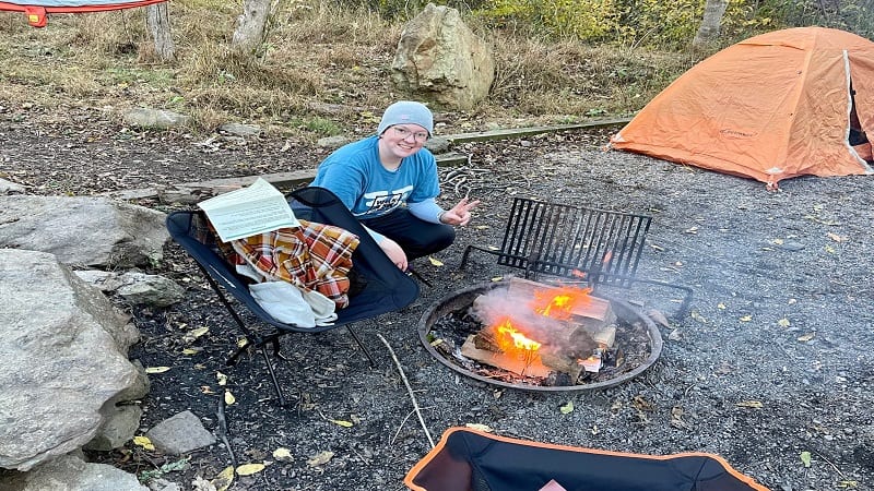 Campfire at Sky Meadows State Park