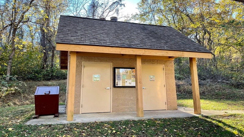 Restrooms at Sky Meadows State Park Campground