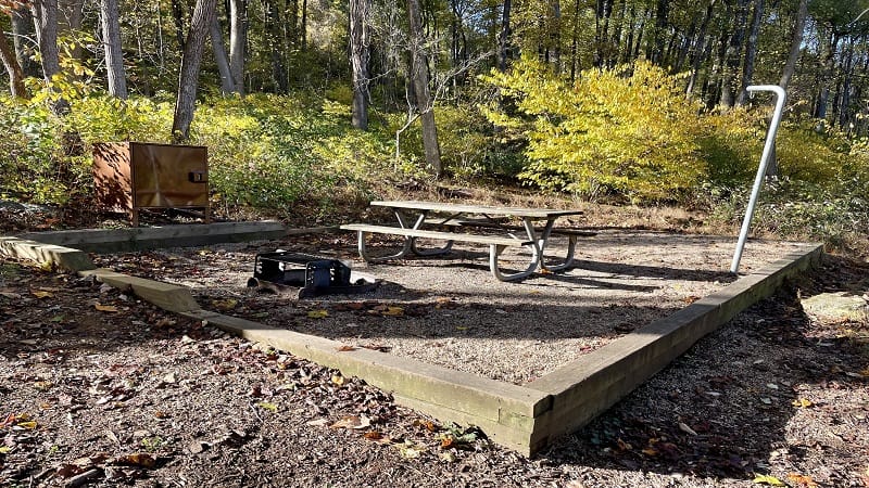 Camp Site at Sky Meadows State Park