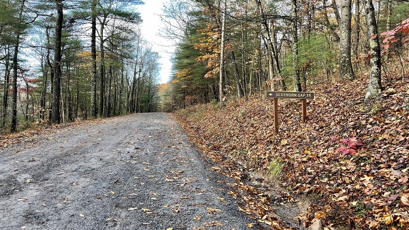 Scothorn Gap Trail Sign