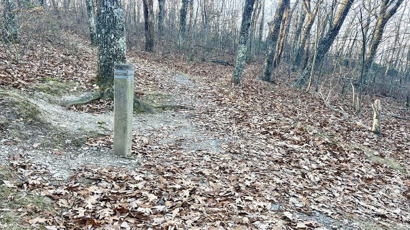 Wildcat Ridge Trail Marker