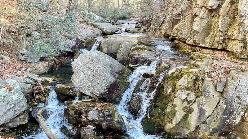 Waterfall Along Riprap Trail