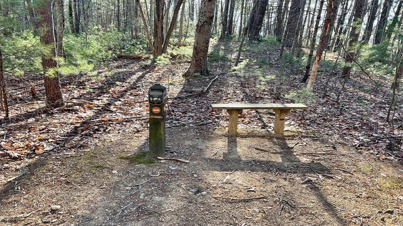 Little Flat Mountain Loop Trail Marker