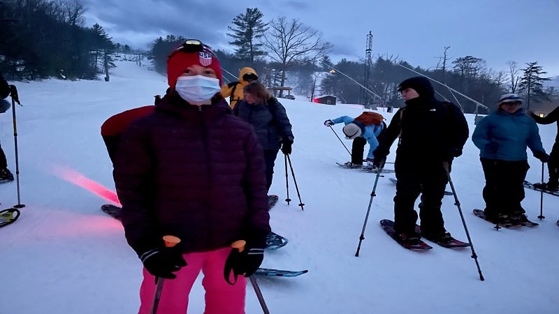 Snowshoeing at Bryce Resort