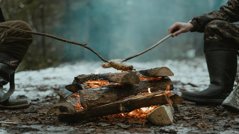 Winter Campfire