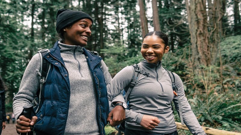 Women Hiking