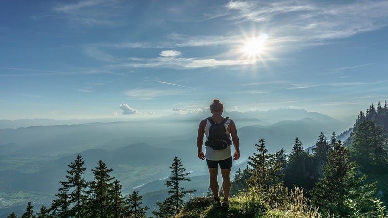 Hiker's rash: red rash between knee and ankle after hiking for several  hours 