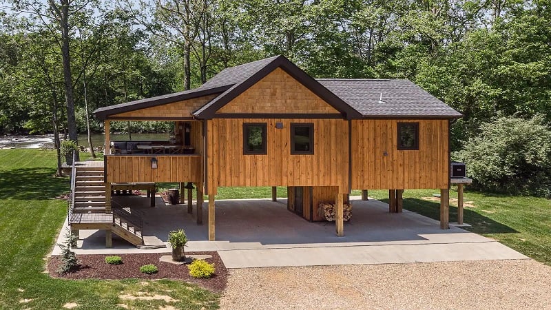 Maury River Treehouse in Rockbridge Baths, Virginia